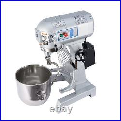 10 Qt Stainless Steel Stand Mixer w 3 Attachments Mixing Bowl for Home and More