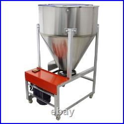 110V 100kg/220lbs Stainless Steel Feed Mixer Granular Plastic Mixing Machine