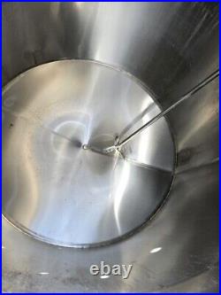 1500 Gallon Stainless Steel Mixing Tank, Cone Bottom