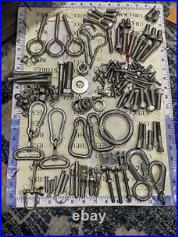 150 Pc Mix Lot Stainless Steel Hardware Most New