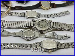 16 Timex Men's & Women's Watches Lot Not Tested Broken FOR REPAIR PARTS As Is