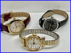 16 Timex Men's & Women's Watches Lot Not Tested Broken FOR REPAIR PARTS As Is