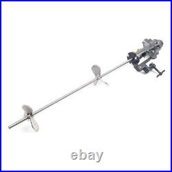 1/2HP Mixer Tank Barrel Air Mix Stainless Steel Pneumatic Clip Bracket 50 Gallon