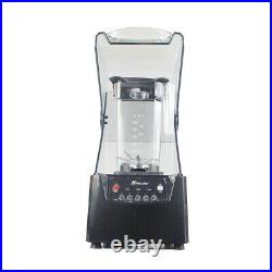 1.8L Commercial Smoothie Blender Fruit Juicer Mix Ice Crusher+Soundproof Cover