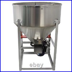 201 Stainless Steel Feed Mixer Blender Granular Plastic Mixing Machine 330lbs