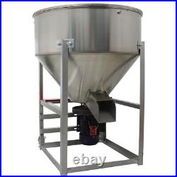 201 Stainless Steel Feed Mixer Blender Granular Plastic Mixing Machine 330lbs