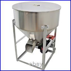 330lbs Stainless Steel Feed Mixer Plastic Granule Agitaters Industrial Blender