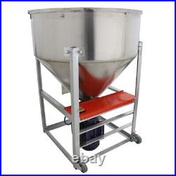 330lbs Stainless Steel Feed Mixer Plastic Granule Agitaters Industrial Blender