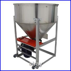 330lbs Stainless Steel Feed Mixer Plastic Granule Agitaters Industrial Blender