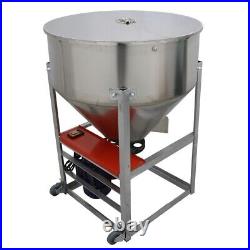 330lbs Stainless Steel Feed Mixer Plastic Granule Agitaters Industrial Blender