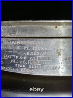 40 Gallon B. H. Hubbert Stainless Steel Mix Kettle, 40 PSI Jacket