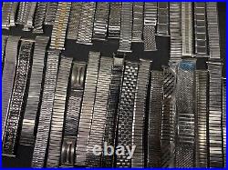 42 mix sizes vintage stainless steel bracelets speidel, kreisler usa & more ss