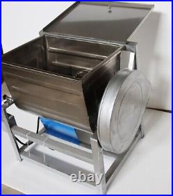 50QT Commercial Electric Dough Mixer Stand Flour Mixing Machine Stainless Steel
