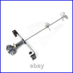 50 Gallon Pneumatic Bracket Mixer Tank Barrel Air Mix Stainless Steel Paint1/2HP