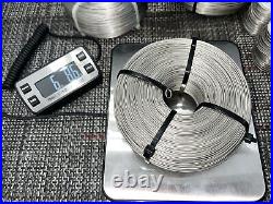 55 LBS! HUGE MIX LOT- Coil / Roll Stainless Steel Tie Wire NC47 Bail Type Wire