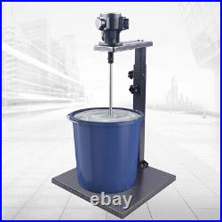 5Gallon Pneumatic Paint Mixer & Stand For Tank Barrel Stainless Steel Mix Tool