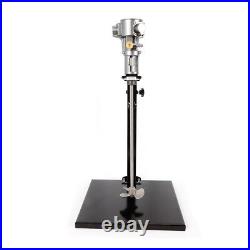 5 Gallon Pneumatic Paint Mixer &Stand For Tank Barrel Stainless Steel Mix Tool