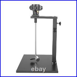 5 Gallon Pneumatic Paint Mixer with Stand For Tank Barrel Stainless Steel Mix Tool