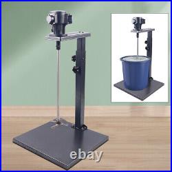 5 Gallon Tank Barrel Pneumatic Paint Mixer Stainless Steel Mix Tool with Stand