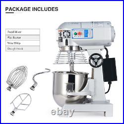 600W Household Stand Mixer w 10Qt Stainless Steel Mixing Bowl Kitchen Appliance