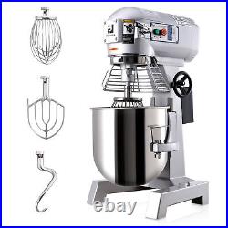 600W Pro Stainless Steel Stand Mixer 10L Food Mixing Machine Kitchen Accessory