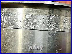 60 Gallon B. H. Hubbert Stainless Steel Mix Kettle, 40 PSI Jacket