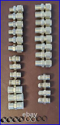 60 NEW Mixed Lot Stainless Steel Compression Fittings 1/4 to 3/4