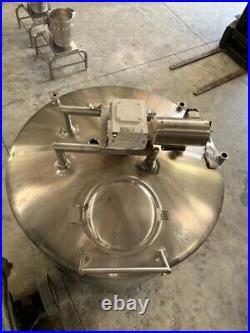 750 Gallon Mixing Tank Stainless Steel Food Grade Dome Top & Dish Bottom Sweep
