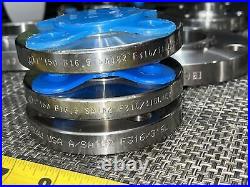 9 QTY! BULK MIX LOT- Stainless Steel Flange 150 B16.5 SA182 F316/316L F304/304L
