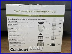 Brand New Cuisinart BFP-603 Deluxe Duet Glass Jar Blender & Food Processor