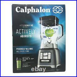 Calphalon 24-Oz Blender Blend-n-Go Cup, 1200W ActiveSense, Dark Stainless, NEW