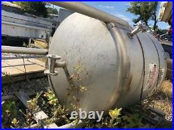 Casale 550 Gallon 304 Stainless Steel Mix Tank / Vessel, 30 PSIG (#1)