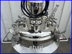 DCI 103 Ltr Stainless Steel Jacketed Mixing Tank w Digital Controlled Agitator