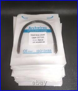 Dental Orthodontic Stainless Steel Arch Wires Natural Form Rectangular Wires