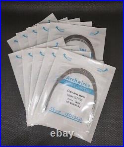 Dental Orthodontic Stainless Steel Arch Wires Ovoid Form Rectangular Wires