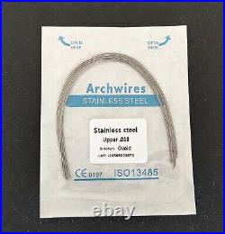 Dental Orthodontic Treatment Stainless Steel Arch Wires Round Ovoid Form