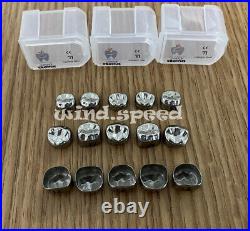 Dental Permanent Molar Crowns Adult Preformed Temporary Crown Stainless Steel