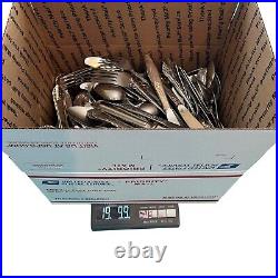 Flatware Silverware 240 Piece Lot Mixed Patterns Spoons Forks Knives Crafts