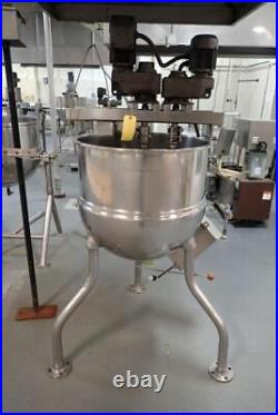 GROEN 60 Gallon Stainless Steel Double Motion Jacketed Mix kettle