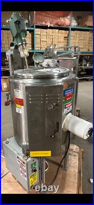 Groen stainless steel mixing tank heated self contained electric