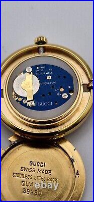 Gucci 11/12 Lady's Watch with Six Interchangeable Bezels in Gucci Box