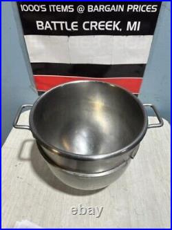 HOBART D-30, HEAVY DUTY 30 Qt STAINLESS STEEL, Mixing Bowl FOR HOBART 30Q MIXER