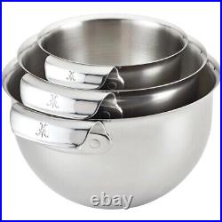 Hestan Provisions Stainless Steel Mixing Bowl Set, 3-Piece