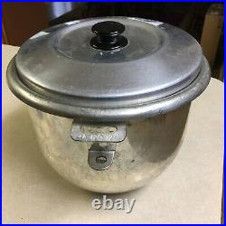 Hobart 12 Quart A-120 Mixer Parts Stainless Steel Mixing Bowl with Lid A-120-12