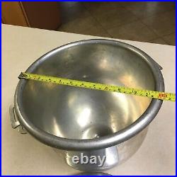 Hobart 12 Quart A-120 Mixer Parts Stainless Steel Mixing Bowl with Lid A-120-12