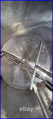 Jacketed Stainless Steel Processing Mixing Tank 1000 Gallons With Stand