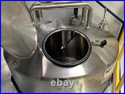 Jacketed Stainless Steel Processing Mixing Tank 500 Gallons Dual Zone Walker