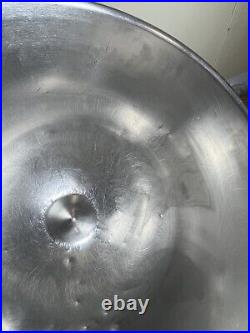 Large Industrial Stainless Steel Mixing Bowl 19 Diameter, 19 Depth