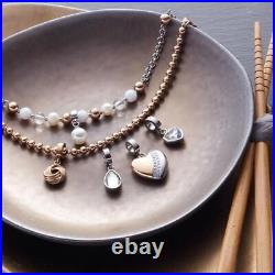 Leonardo Jewels Pendant Anni Clip & Mix, Chain Pendant, Stainless Steel Glass