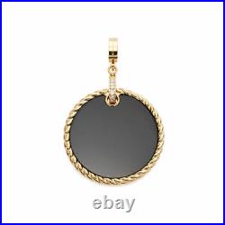 Leonardo pendant Ginella Clip&Mix, chain pendant, stainless steel, black, 022200